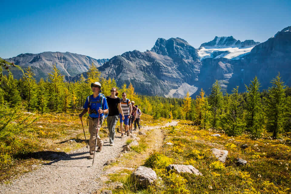 Hikers on trail in Patagonia - Adventure Gear By Global Trekker