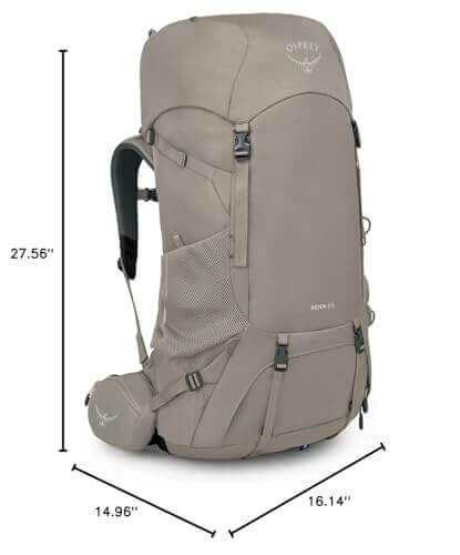 Image Showing Osprey Renn 65L Women's Backpacking Backpack - Product Type backpack - Buy Now $275.50 - Adventure Gear from Global Trekker