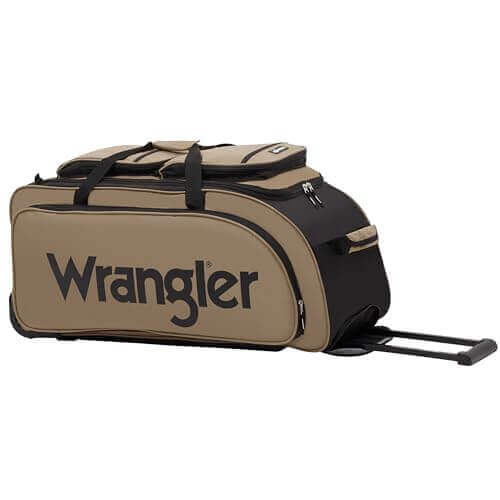 Image Showing Wrangler 30" Wesley Rolling Duffel Bag - Product Type Duffel Bag - Buy Now $63.80 - Adventure Gear from Global Trekker