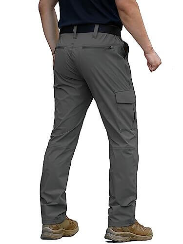 Image Showing Men's Quick Dry Hiking Pants Lightweight Water-Resistant - Product Type Pants - Buy Now $47.84 - Adventure Gear from Global Trekker