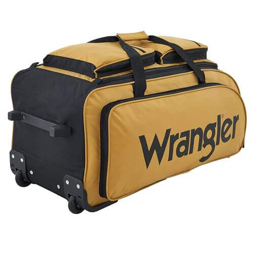 Image Showing Wrangler 30" Wesley Rolling Duffel Bag - Product Type Duffel Bag - Buy Now $63.80 - Adventure Gear from Global Trekker