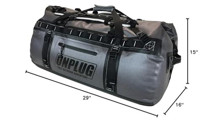 Image Showing UNPLUG Ultimate Adventure Bag -1680D Heavy Duty Waterproof Travel Duffel Bags - Product Type Duffel Bag - Buy Now $231.99 - Adventure Gear from Global Trekker