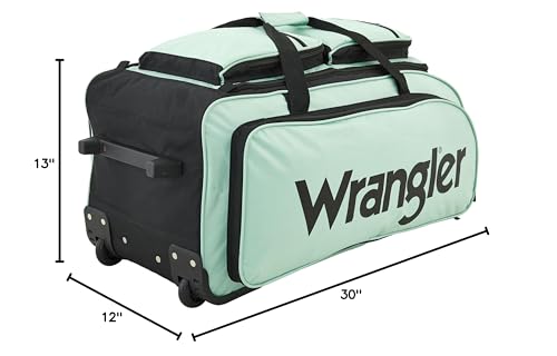 Image Showing Wrangler 30" Wesley Rolling Duffel Bag - Product Type Duffel Bag - Buy Now $63.80 - Adventure Gear from Global Trekker