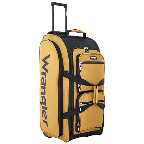 Image Showing Wrangler 30" Wesley Rolling Duffel Bag - Product Type Duffel Bag - Buy Now $63.80 - Adventure Gear from Global Trekker