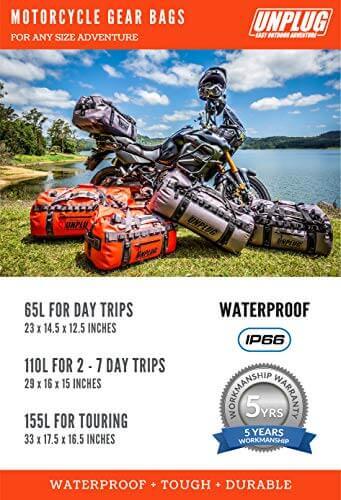 Image Showing UNPLUG Ultimate Adventure Bag -1680D Heavy Duty Waterproof Travel Duffel Bags - Product Type Duffel Bag - Buy Now $231.99 - Adventure Gear from Global Trekker