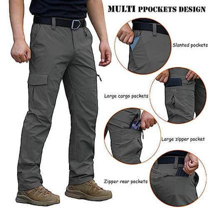 Image Showing Men's Quick Dry Hiking Pants Lightweight Water-Resistant - Product Type Pants - Buy Now $47.84 - Adventure Gear from Global Trekker