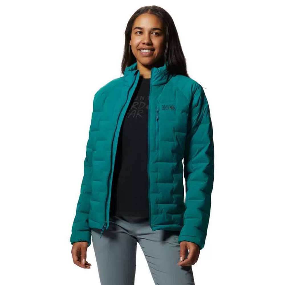 Image Showing Mountain Hardwear Women's StretchDown Jacket - Product Type Jacket - Buy Now $205.86 - Adventure Gear from Global Trekker