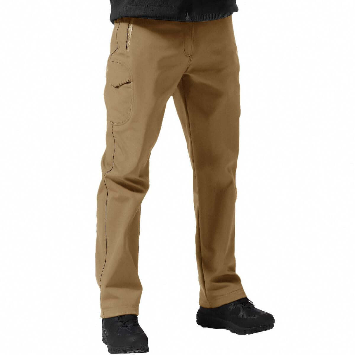 Image Showing FREE SOLDIER Men's Outdoor Softshell Fleece Lined Cargo Pants - Product Type Pants - Buy Now $65.24 - Adventure Gear from Global Trekker