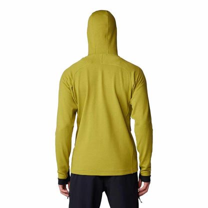 Image Showing Mountain Hardwear Men's Polartec Power Grid Full Zip Hoody - Product Type Men's Mid Layer - Buy Now $232.00 - Adventure Gear from Global Trekker