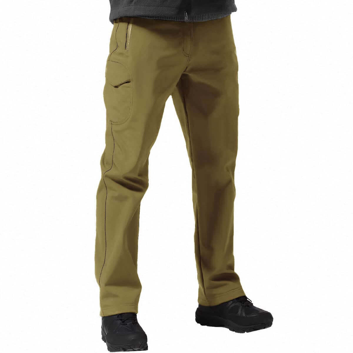 Image Showing FREE SOLDIER Men's Outdoor Softshell Fleece Lined Cargo Pants - Product Type Pants - Buy Now $69.31 - Adventure Gear from Global Trekker