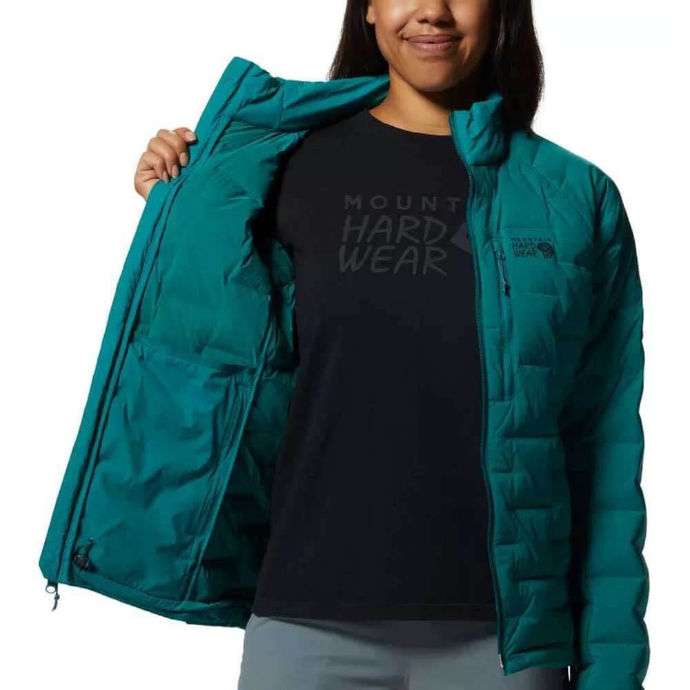 Image Showing Mountain Hardwear Women's StretchDown Jacket - Product Type Jacket - Buy Now $205.86 - Adventure Gear from Global Trekker