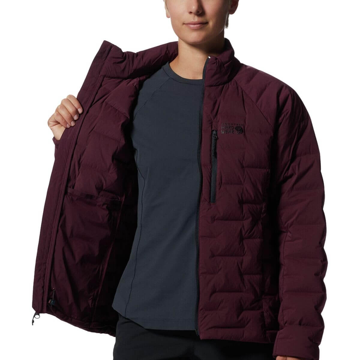 Image Showing Mountain Hardwear Women's StretchDown Jacket - Product Type Jacket - Buy Now $205.86 - Adventure Gear from Global Trekker