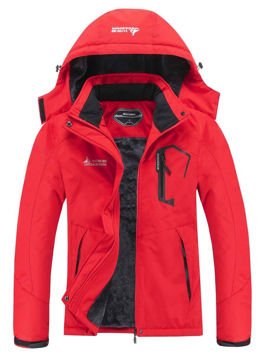 Image Showing MOERDENG Women's Waterproof Ski Jacket Warm Winter Snow Coat - Product Type Ski Jacket - Buy Now $79.74 - Adventure Gear from Global Trekker