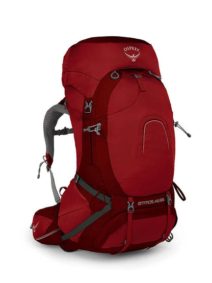 Image Showing Osprey Atmos AG 65 Men's Backpacking Backpack - Product Type backpack - Buy Now $384.60 - Adventure Gear from Global Trekker