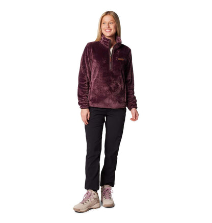 Image Showing Columbia Women's Fire Side Sherpa 1/4 Zip - Product Type Jacket - Buy Now $70.69 - Adventure Gear from Global Trekker