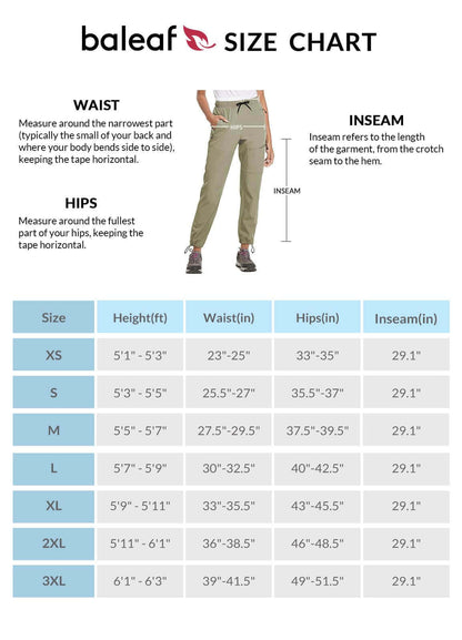 Image Showing BALEAF Women's Hiking Pants Quick Dry Lightweight Water Resistant - Product Type Pants - Buy Now $55.09 - Adventure Gear from Global Trekker