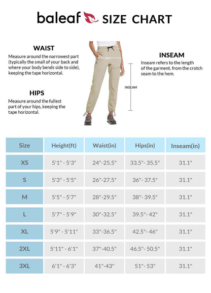 Image Showing BALEAF Women's Hiking Pants Quick Dry Lightweight Water Resistant - Product Type Pants - Buy Now $55.09 - Adventure Gear from Global Trekker