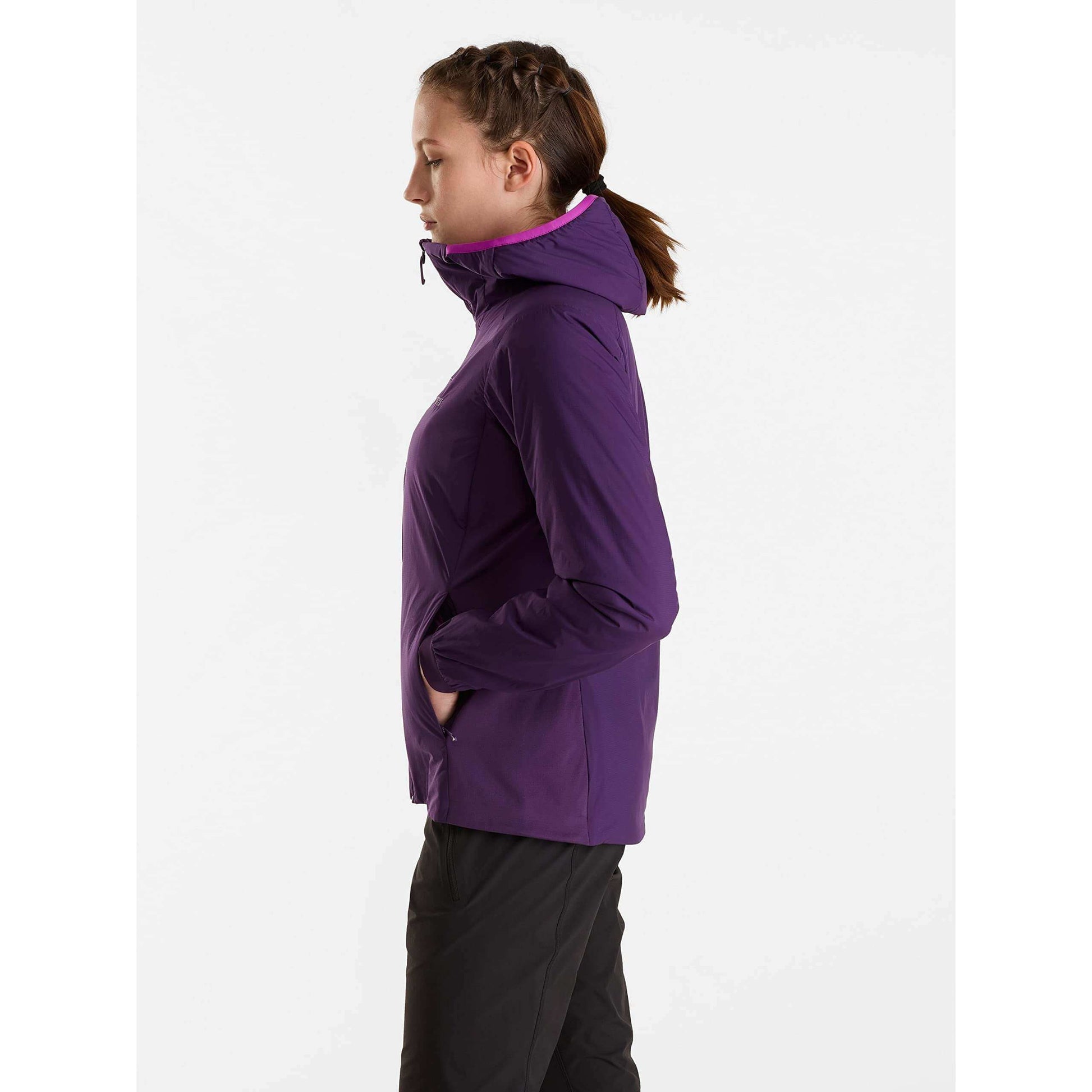 Image Showing Arc'teryx Atom Hoody for Women - Product Type Jacket - Buy Now $304.50 - Adventure Gear from Global Trekker