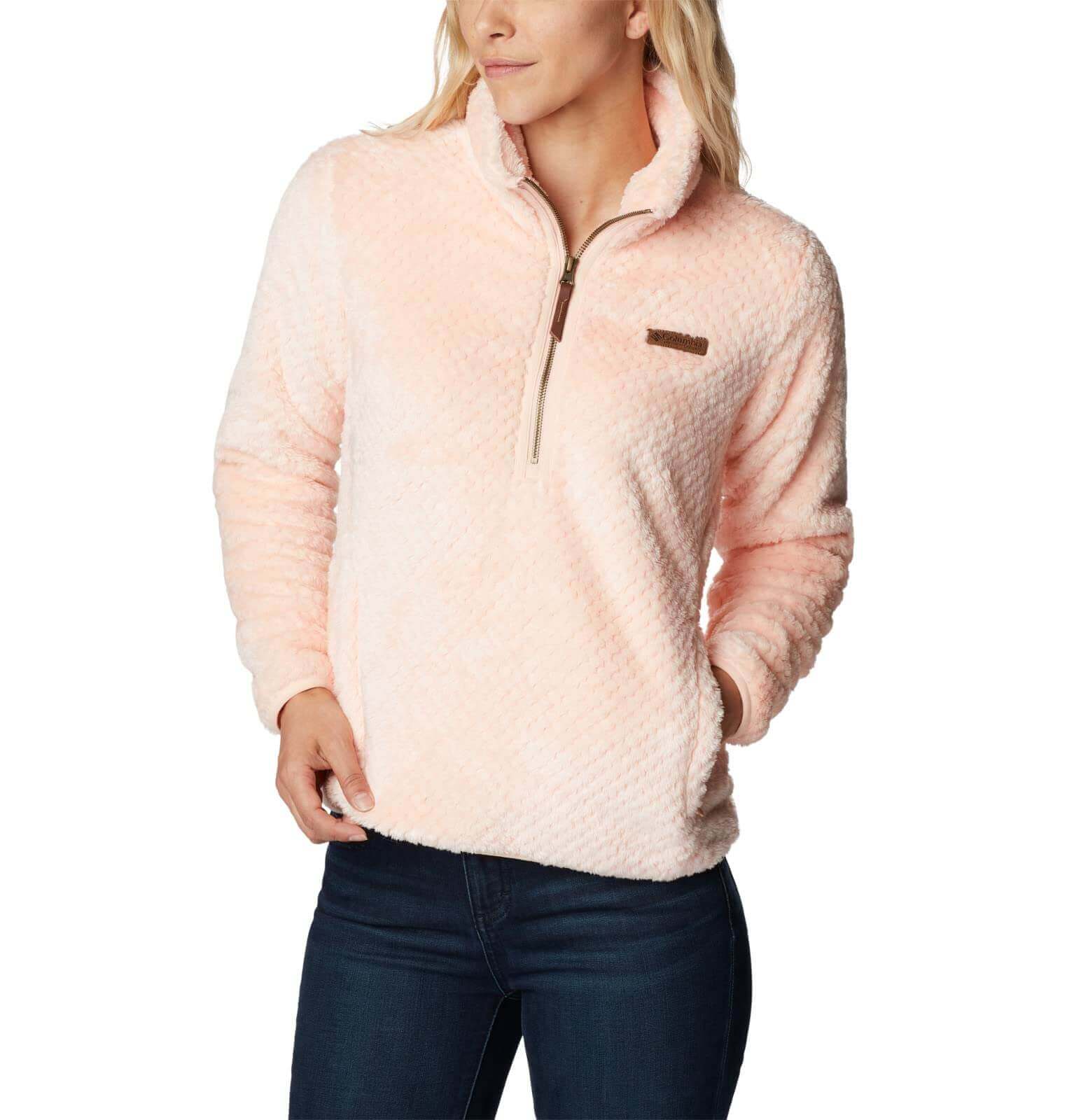 Image Showing Columbia Women's Fire Side Sherpa 1/4 Zip - Product Type Jacket - Buy Now $70.69 - Adventure Gear from Global Trekker