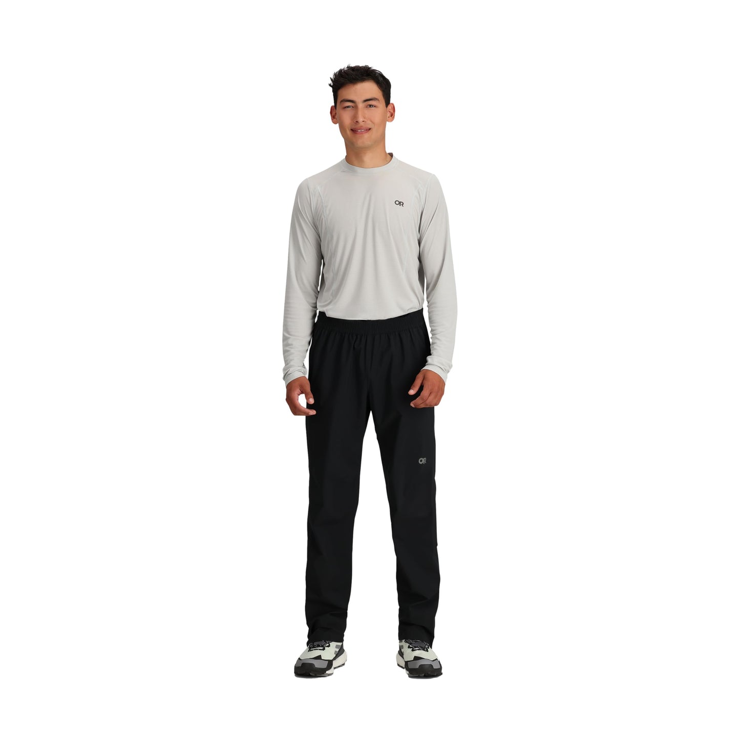 Image Showing Outdoor Research Men's Stratoburst Stretch Rain Pants - Product Type Rain Pants - Buy Now $186.98 - Adventure Gear from Global Trekker