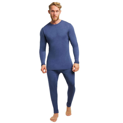 Image Showing Merino.tech Merino Wool Base Layer Mens Set - Thermal Underwear - Product Type Men's Base Layer Set - Buy Now $144.99 - Adventure Gear from Global Trekker