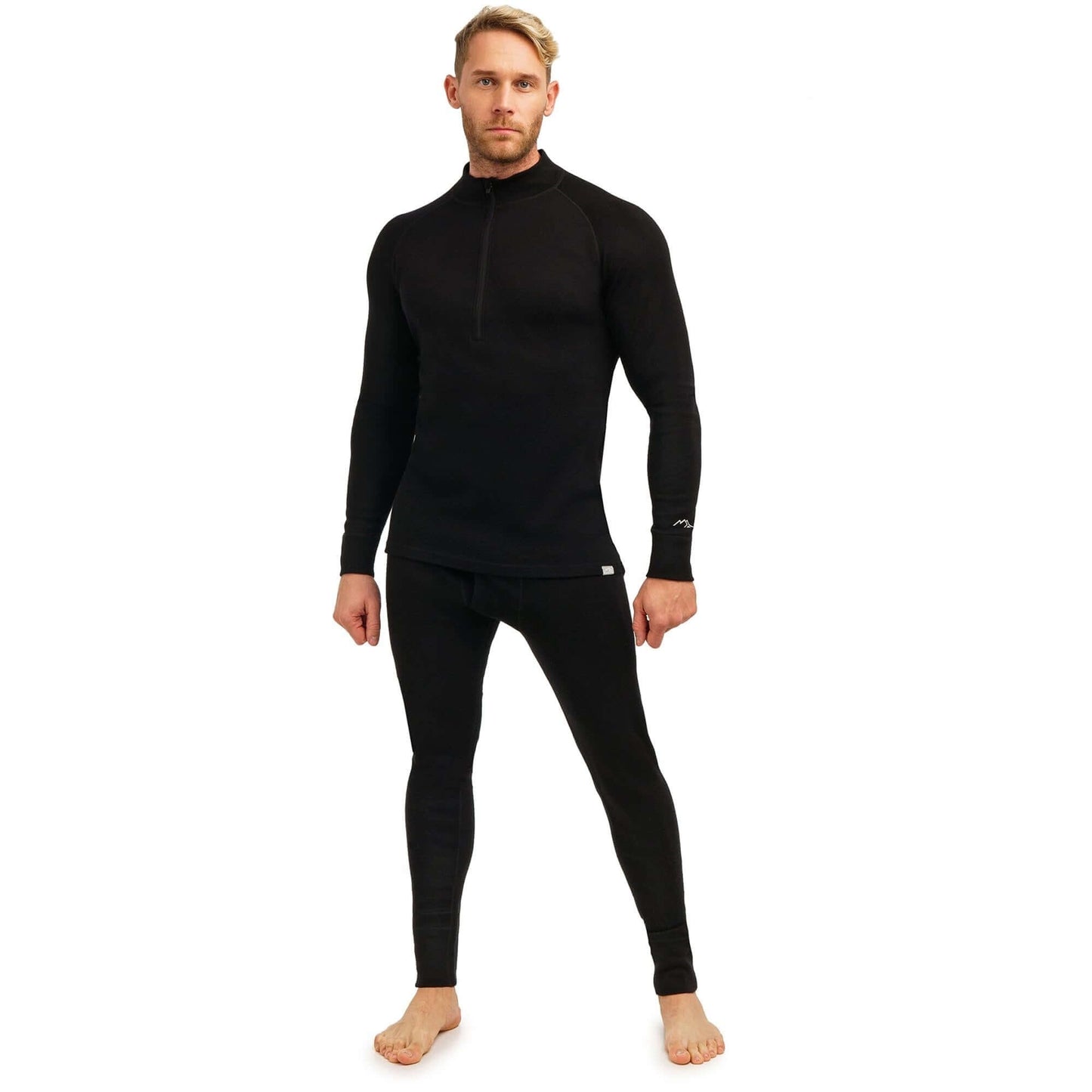 Image Showing Merino.tech Merino Wool Base Layer Mens Set - Thermal Underwear - Product Type Men's Base Layer Set - Buy Now $181.24 - Adventure Gear from Global Trekker