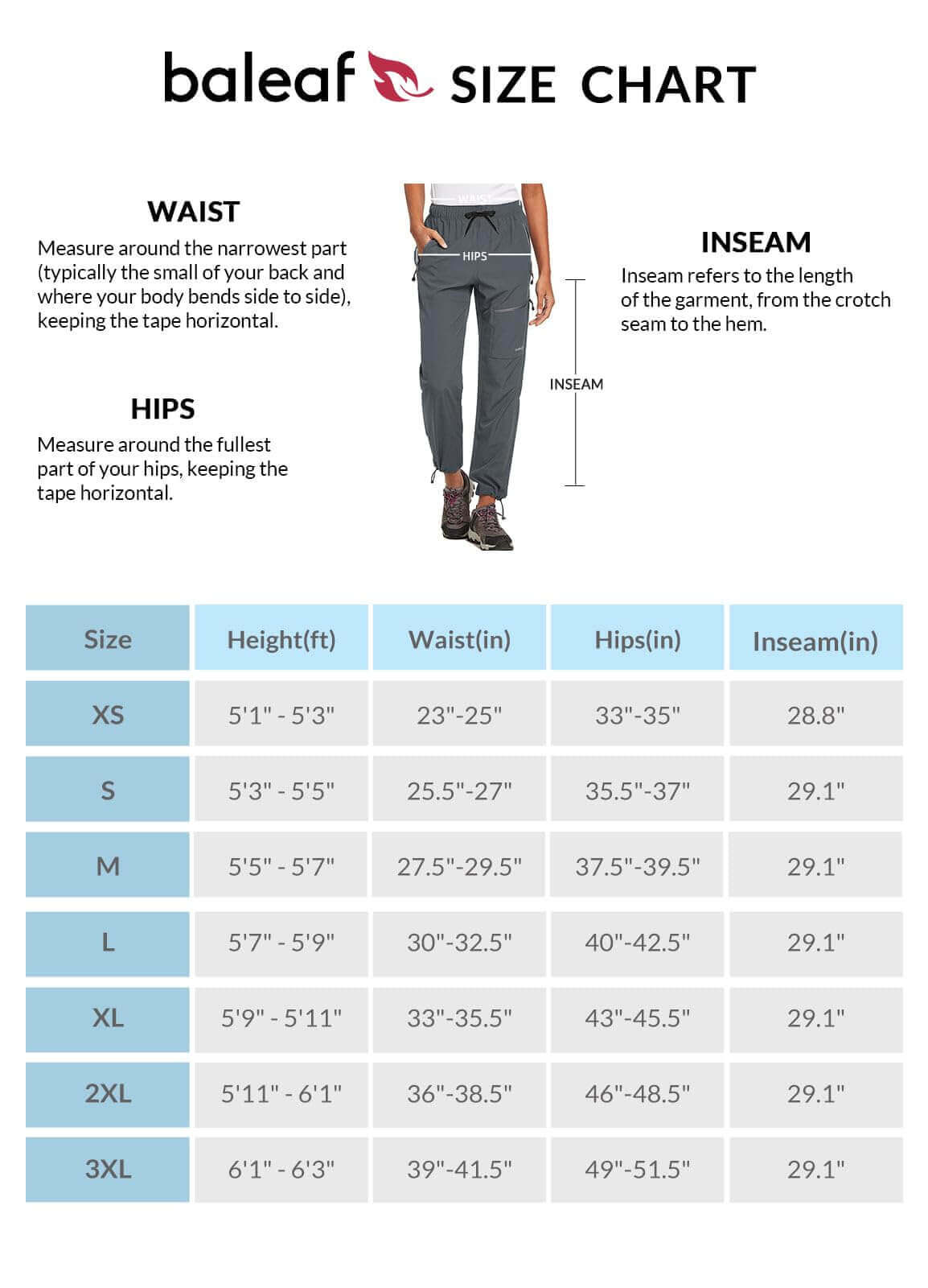 Image Showing BALEAF Women's Hiking Pants Quick Dry Lightweight Water Resistant - Product Type Pants - Buy Now $55.09 - Adventure Gear from Global Trekker