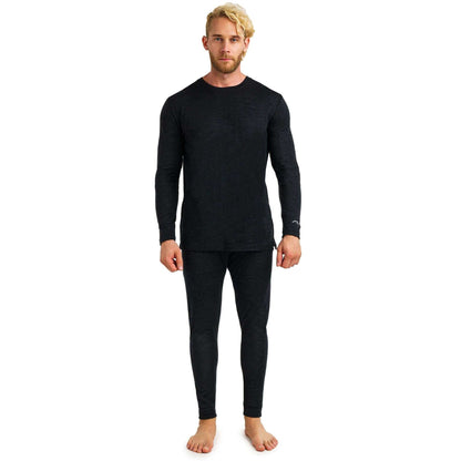 Image Showing Merino.tech Merino Wool Base Layer Mens Set - Thermal Underwear - Product Type Men's Base Layer Set - Buy Now $123.24 - Adventure Gear from Global Trekker