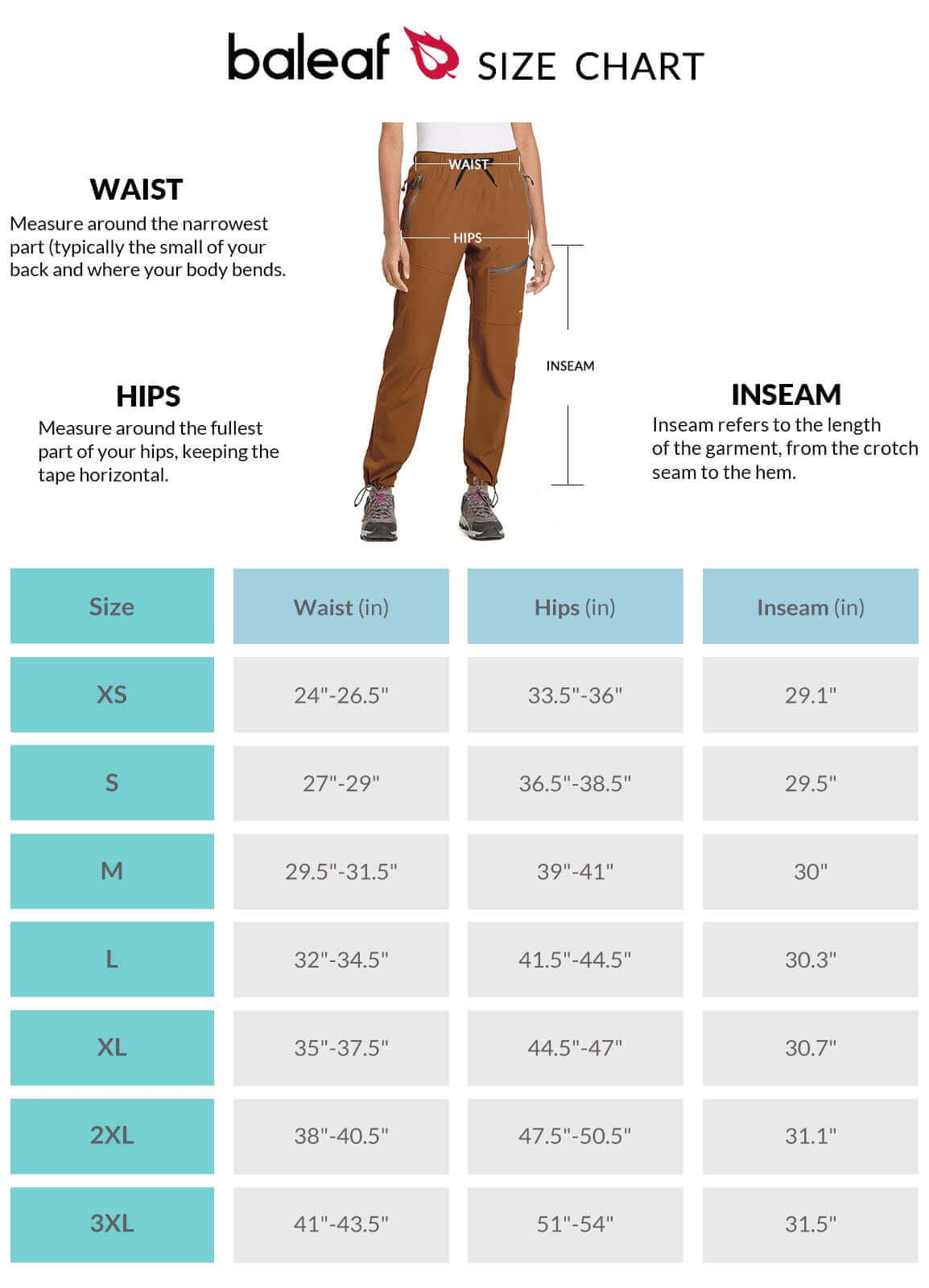 Image Showing BALEAF Women's Hiking Pants Quick Dry Lightweight Water Resistant - Product Type Pants - Buy Now $55.09 - Adventure Gear from Global Trekker