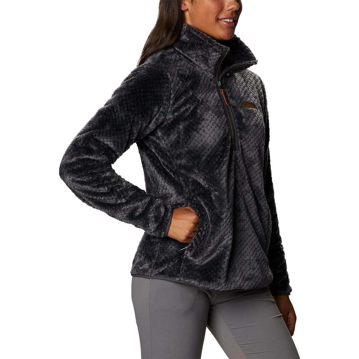 Image Showing Columbia Women's Fire Side Sherpa 1/4 Zip - Product Type Jacket - Buy Now $70.69 - Adventure Gear from Global Trekker