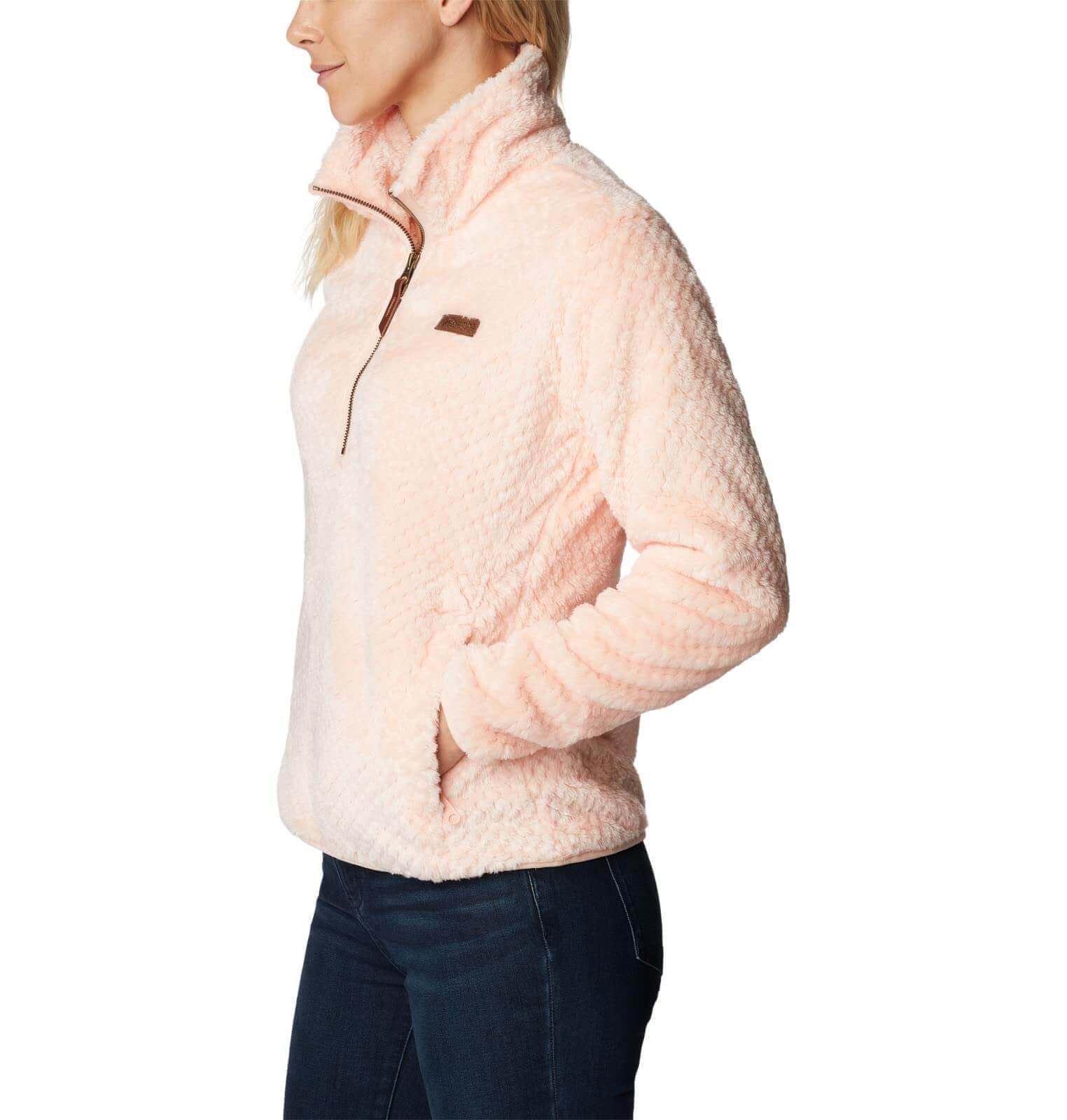 Image Showing Columbia Women's Fire Side Sherpa 1/4 Zip - Product Type Jacket - Buy Now $70.69 - Adventure Gear from Global Trekker