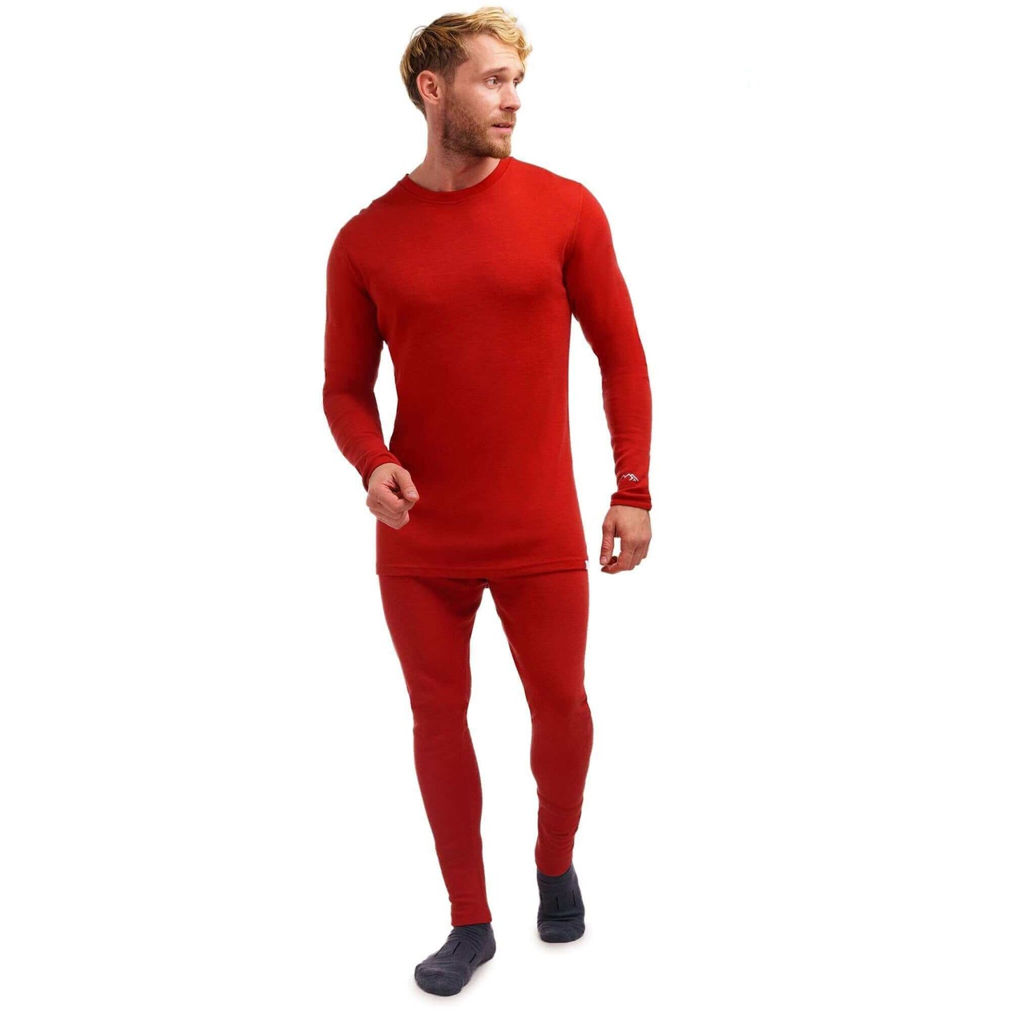 Image Showing Merino.tech Merino Wool Base Layer Mens Set - Thermal Underwear - Product Type Men's Base Layer Set - Buy Now $144.99 - Adventure Gear from Global Trekker