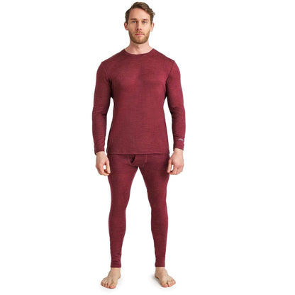 Image Showing Merino.tech Merino Wool Base Layer Mens Set - Thermal Underwear - Product Type Men's Base Layer Set - Buy Now $123.24 - Adventure Gear from Global Trekker