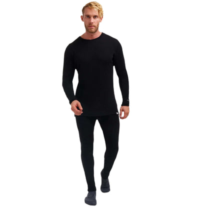 Image Showing Merino.tech Merino Wool Base Layer Mens Set - Thermal Underwear - Product Type Men's Base Layer Set - Buy Now $144.99 - Adventure Gear from Global Trekker