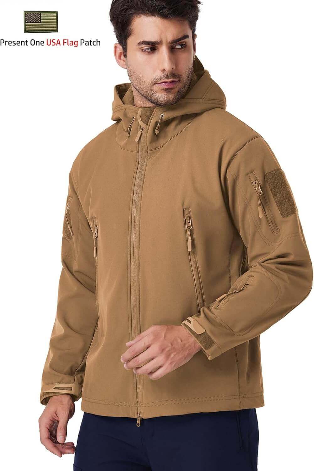 Image Showing ReFire Gear Men's Army Special Ops Military Tactical Jacket Softshell Fleece - Product Type Jacket - Buy Now $53.62 - Adventure Gear from Global Trekker