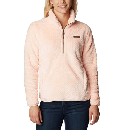 Image Showing Columbia Women's Fire Side Sherpa 1/4 Zip - Product Type Jacket - Buy Now $70.69 - Adventure Gear from Global Trekker