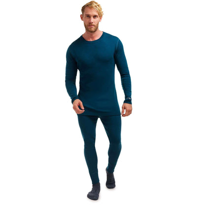 Image Showing Merino.tech Merino Wool Base Layer Mens Set - Thermal Underwear - Product Type Men's Base Layer Set - Buy Now $144.99 - Adventure Gear from Global Trekker