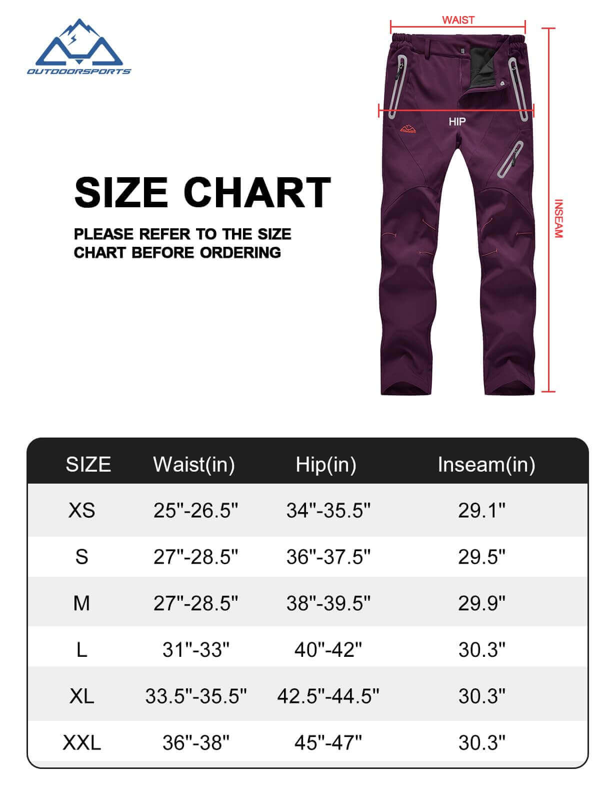 Image Showing Rdruko Women's Snow Pants Waterproof Insulated Fleece - Product Type Pants - Buy Now $65.24 - Adventure Gear from Global Trekker