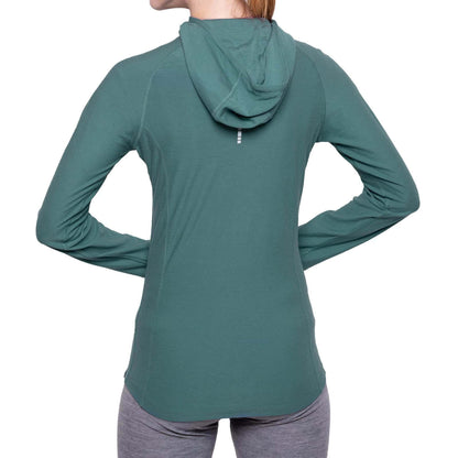 Image Showing MERIWOOL Women’s Base Layer Hoodie Lightweight Merino Wool Long Sleeve Thermal - Product Type Women's Base Layer Hoodie - Buy Now $92.80 - Adventure Gear from Global Trekker