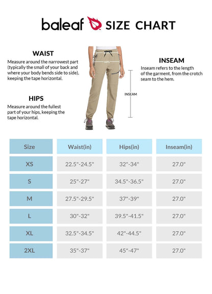 Image Showing BALEAF Women's Hiking Pants Quick Dry Lightweight Water Resistant - Product Type Pants - Buy Now $55.09 - Adventure Gear from Global Trekker