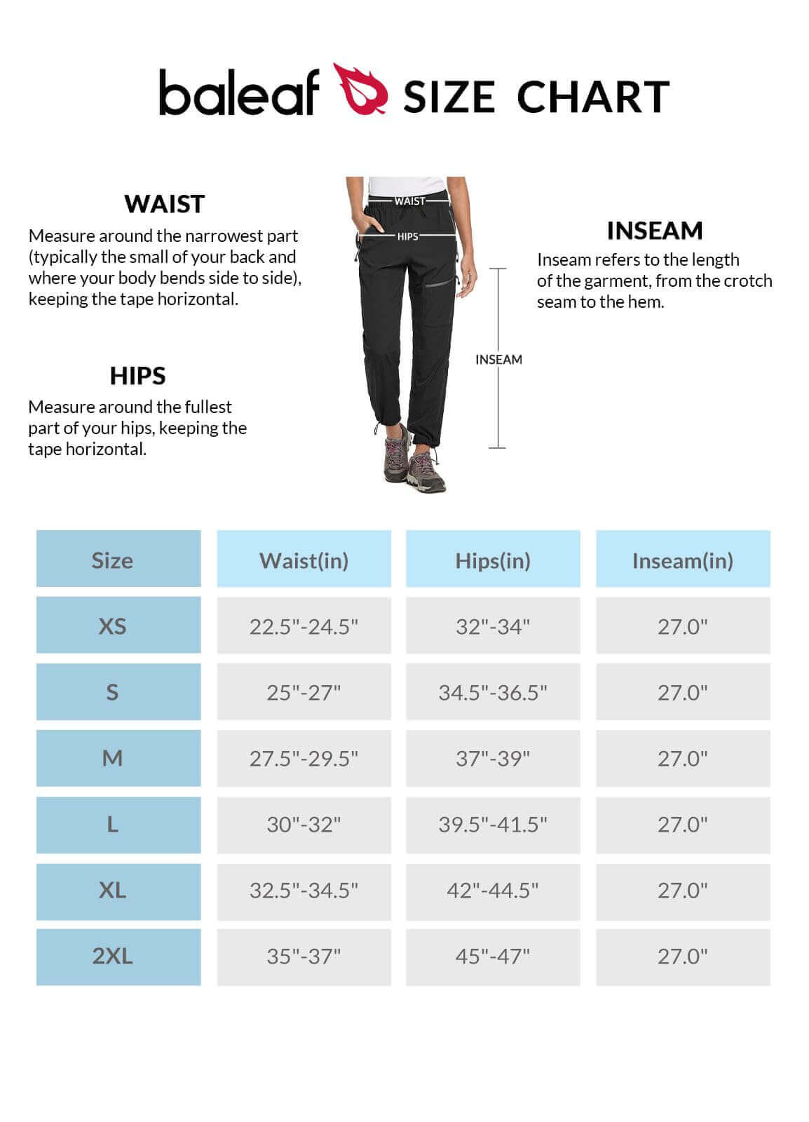 Image Showing BALEAF Women's Hiking Pants Quick Dry Lightweight Water Resistant - Product Type Pants - Buy Now $55.09 - Adventure Gear from Global Trekker