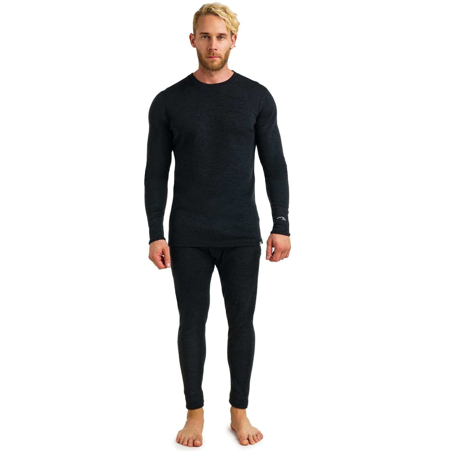 Image Showing Merino.tech Merino Wool Base Layer Mens Set - Thermal Underwear - Product Type Men's Base Layer Set - Buy Now $173.99 - Adventure Gear from Global Trekker