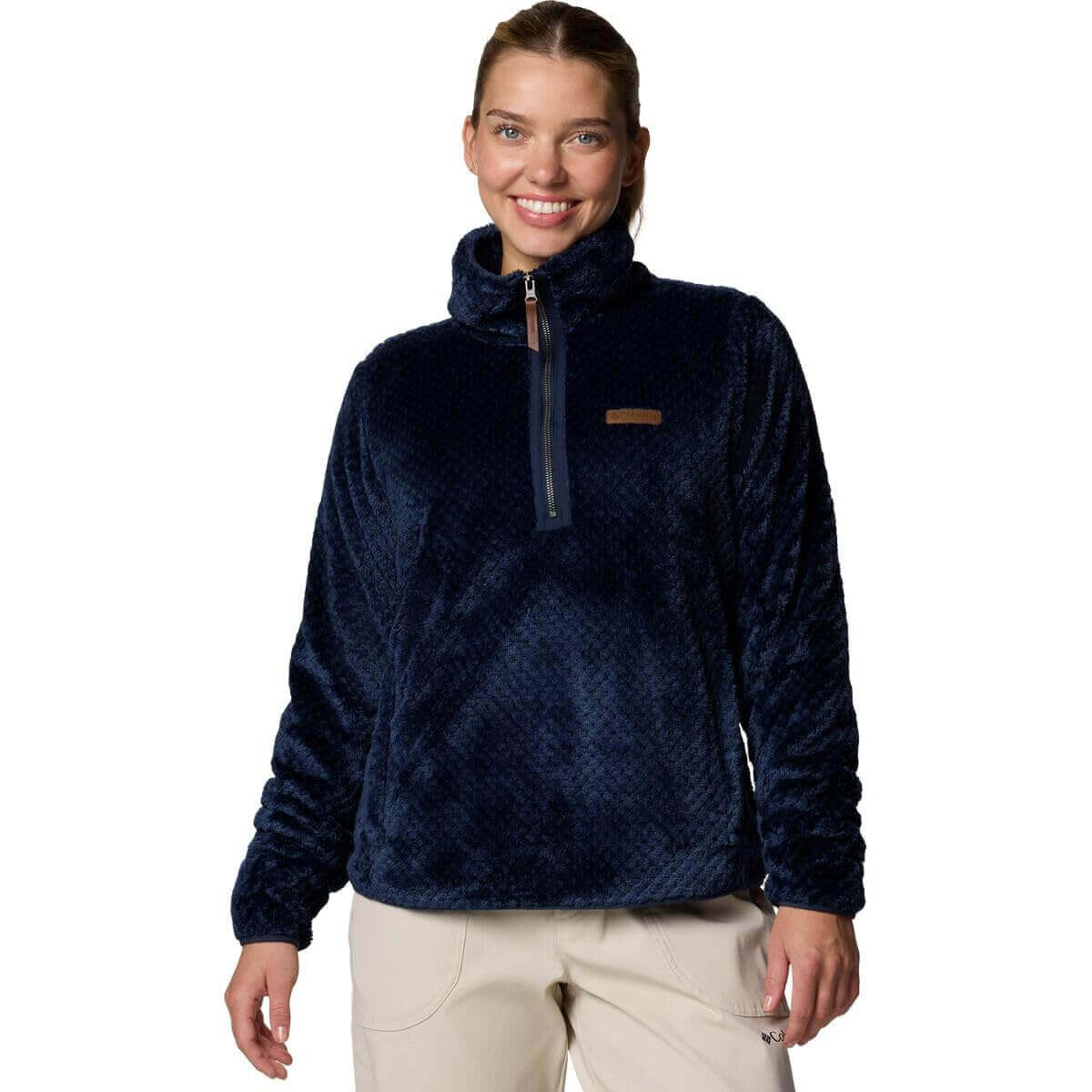 Image Showing Columbia Women's Fire Side Sherpa 1/4 Zip - Product Type Jacket - Buy Now $70.69 - Adventure Gear from Global Trekker