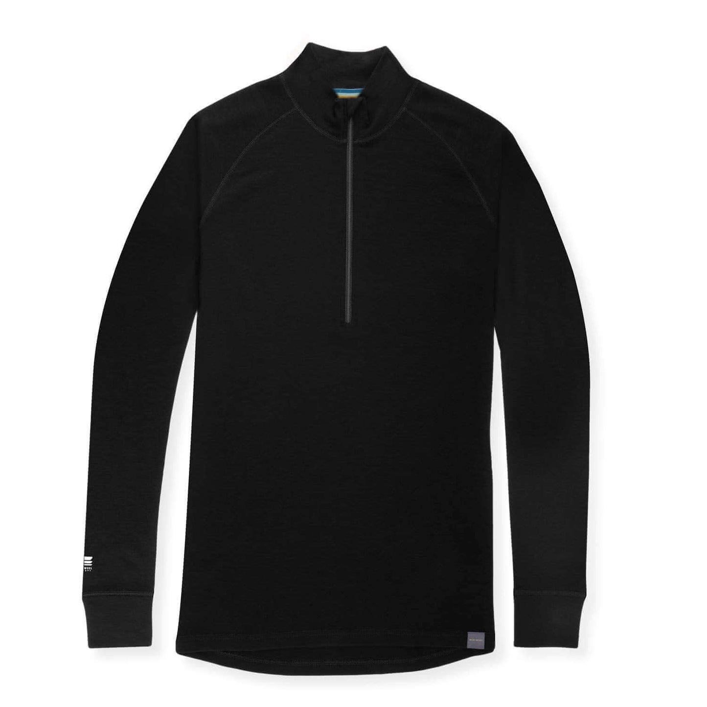 Image Showing MERIWOOL Mens Base Layer 100% Merino Wool Midweight 250g Half Zip Sweater for Men - Product Type Men's Base Layer Sweater - Buy Now $131.95 - Adventure Gear from Global Trekker