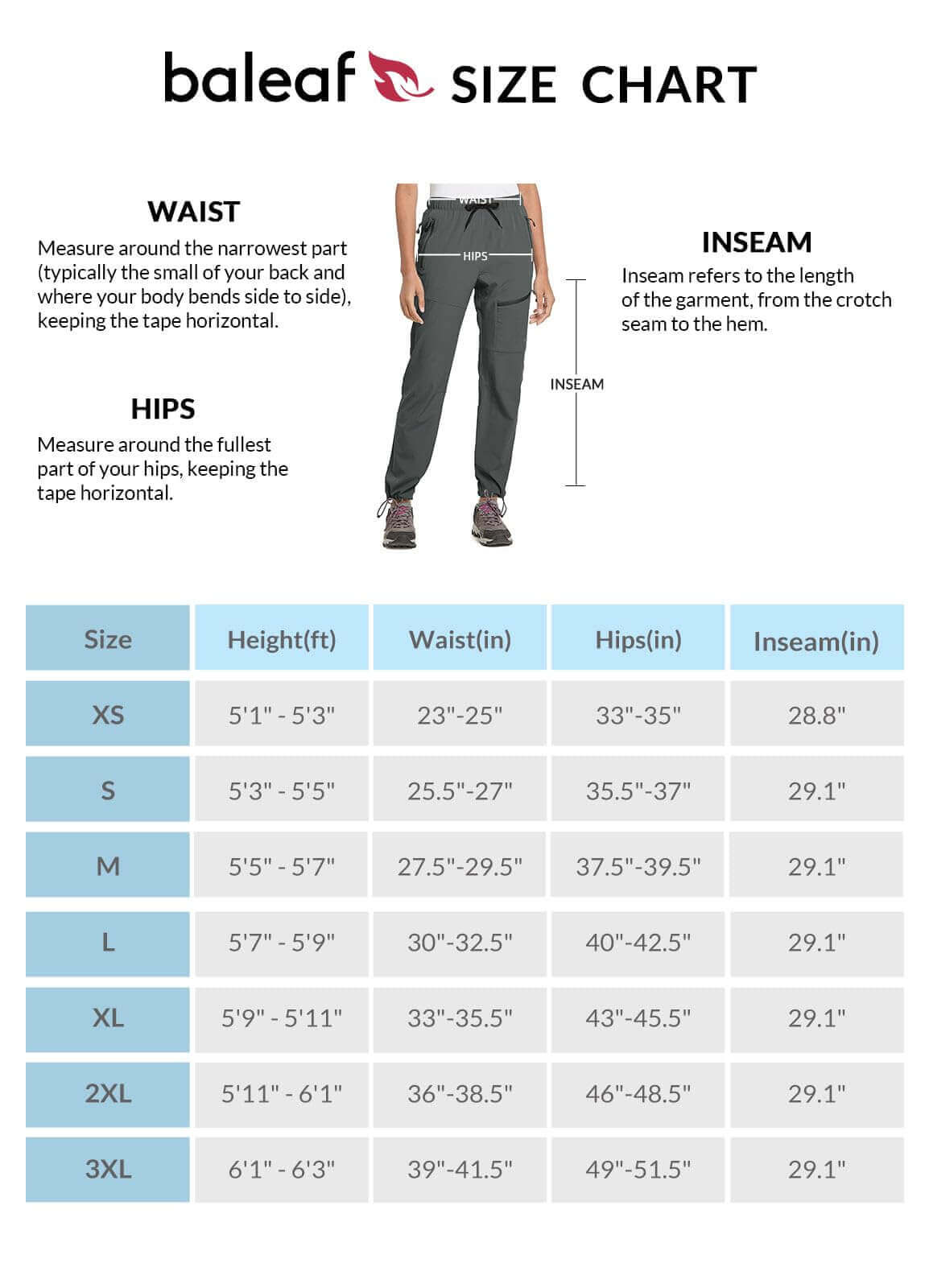 Image Showing BALEAF Women's Hiking Pants Quick Dry Lightweight Water Resistant - Product Type Pants - Buy Now $55.09 - Adventure Gear from Global Trekker