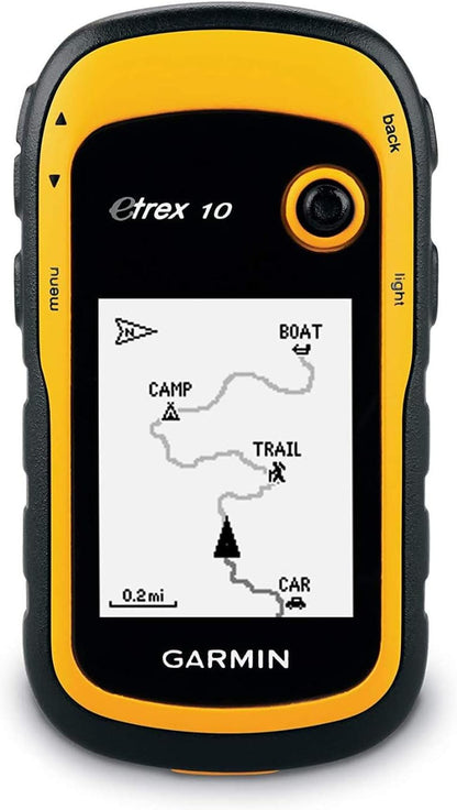 Image Showing Garmin eTrex 10 Worldwide Handheld GPS Navigator - Product Type Hand Held GPS - Buy Now $202.86 - Adventure Gear from Global Trekker