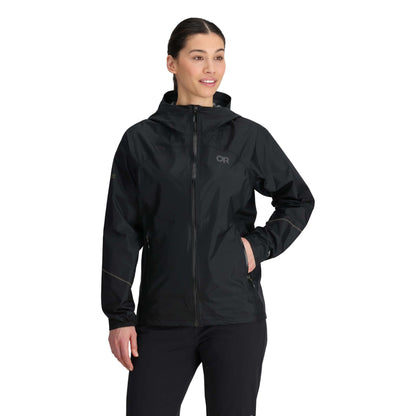 Image Showing Outdoor Research Women's Helium Rain Jacket - Product Type Jacket - Buy Now $260.93 - Adventure Gear from Global Trekker