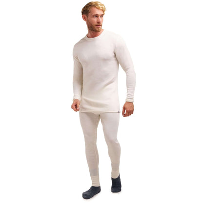 Image Showing Merino.tech Merino Wool Base Layer Mens Set - Thermal Underwear - Product Type Men's Base Layer Set - Buy Now $144.99 - Adventure Gear from Global Trekker