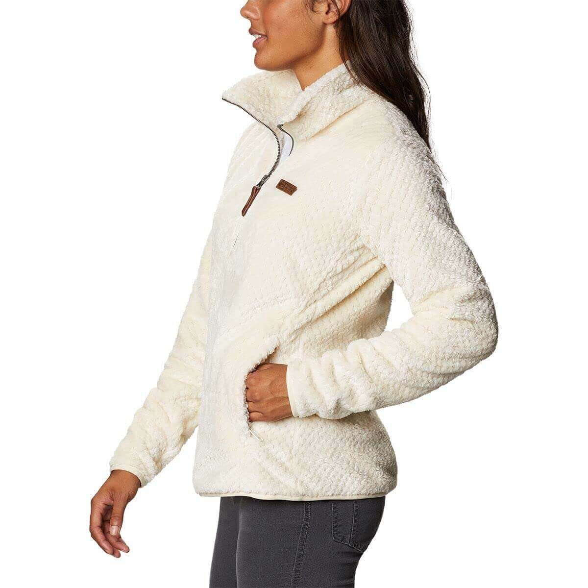 Image Showing Columbia Women's Fire Side Sherpa 1/4 Zip - Product Type Jacket - Buy Now $70.69 - Adventure Gear from Global Trekker