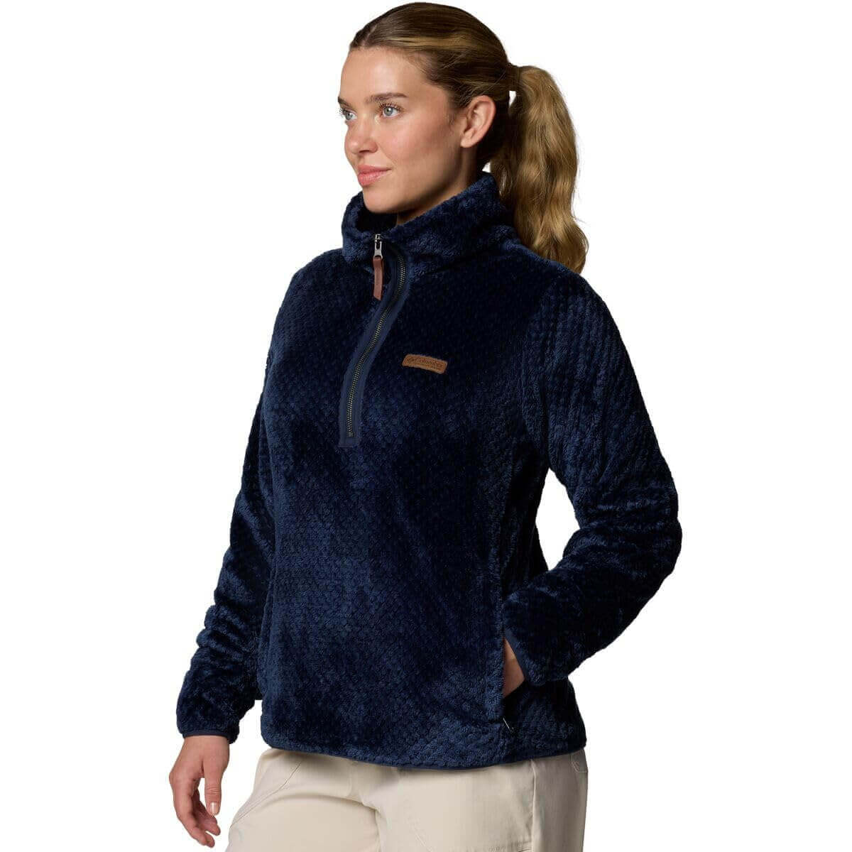 Image Showing Columbia Women's Fire Side Sherpa 1/4 Zip - Product Type Jacket - Buy Now $70.69 - Adventure Gear from Global Trekker